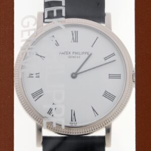 パテックフィリップ - カラトラバ | PATEK PHILIPPE | 5120G‐001 | WG 白文字盤 自動巻き レザー | 中古