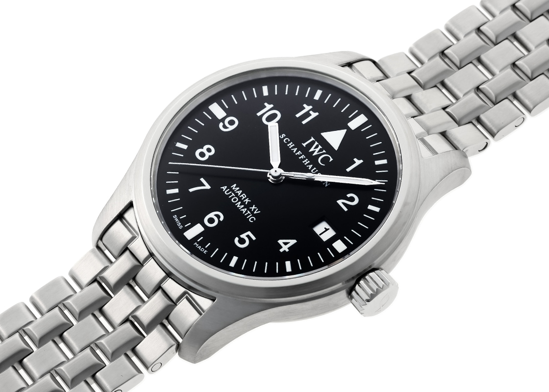 IWC - パイロットウォッチ マークXV(マーク15) 後期ブレスレット | INTERNATIONAL WATCH COMPANY | IW325301(3253-001) | SS 黒文字盤 自動巻き ブレスレット | 中古