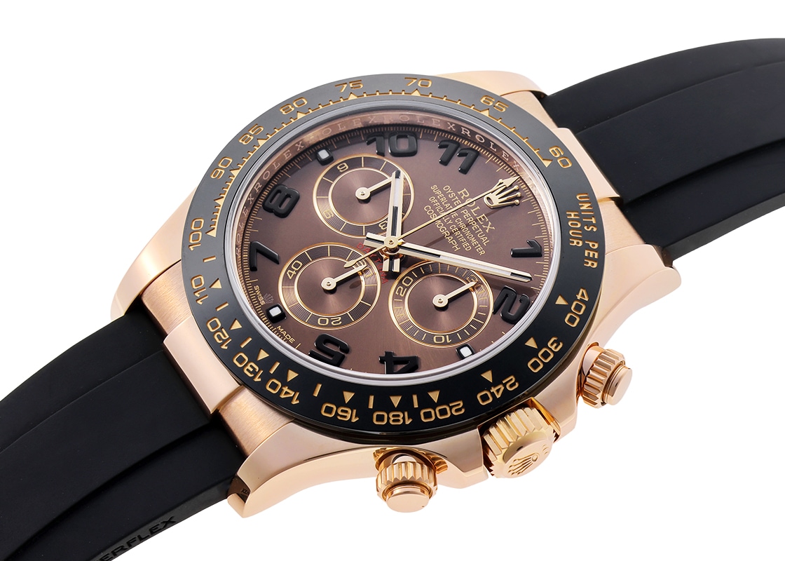ロレックス - オイスターパーペチュアル コスモグラフ デイトナ | ROLEX | 116515LN | RG ブラウン文字盤 自動巻き ラバー | 中古