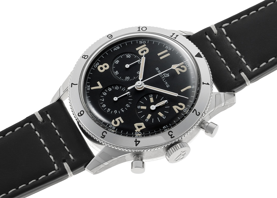 ブライトリング - クラシック アヴィ AVI REF.765 1953 リ・エディション | BREITLING | AB0920131B1X1(AB0920) | SS 黒文字盤 手巻き レザー | 未使用品