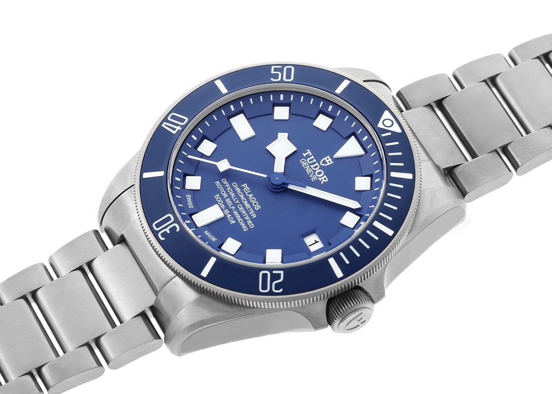 チューダー - ペラゴス | TUDOR | M25600TB-0001 | TI ブルー文字盤 自動巻き ブレスレット
