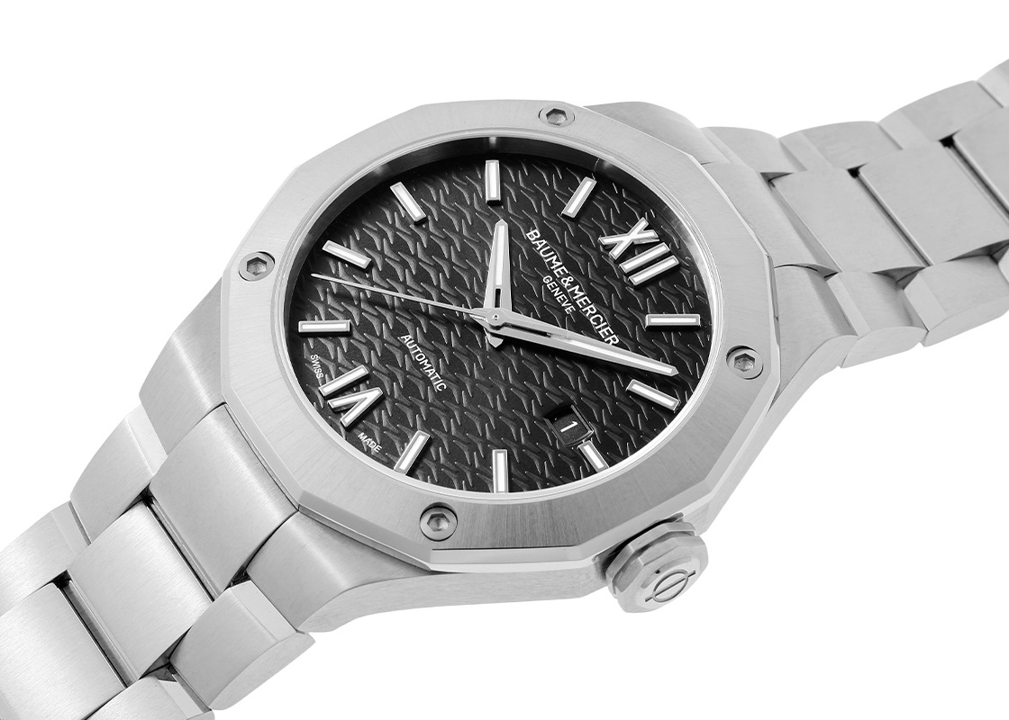 ボーム&メルシェ - リビエラ オートマティック | BAUME&MERCIER | M0A10621 | SS 黒文字盤 自動巻き ブレスレット | 未使用品