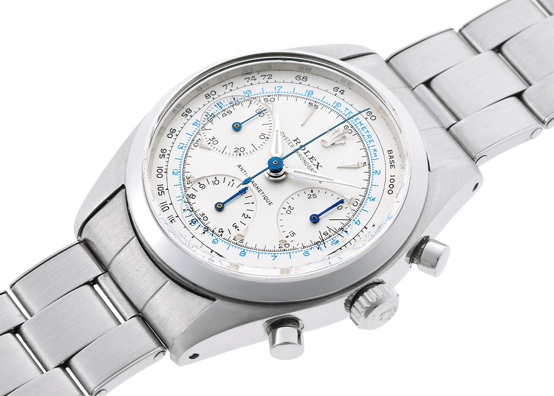 ロレックス - オイスター クロノグラフ【1958年製】 | ROLEX | 6234 | SS シルバー文字盤 手巻き ブレスレット | ヴィンテージ | 中古