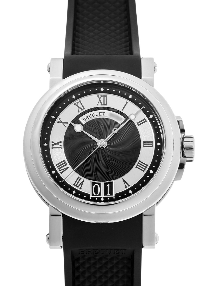 ブレゲ - マリーン II ラージデイト | BREGUET | 5817ST/92/5V8 | SS 黒文字盤 自動巻き ラバー | 中古
