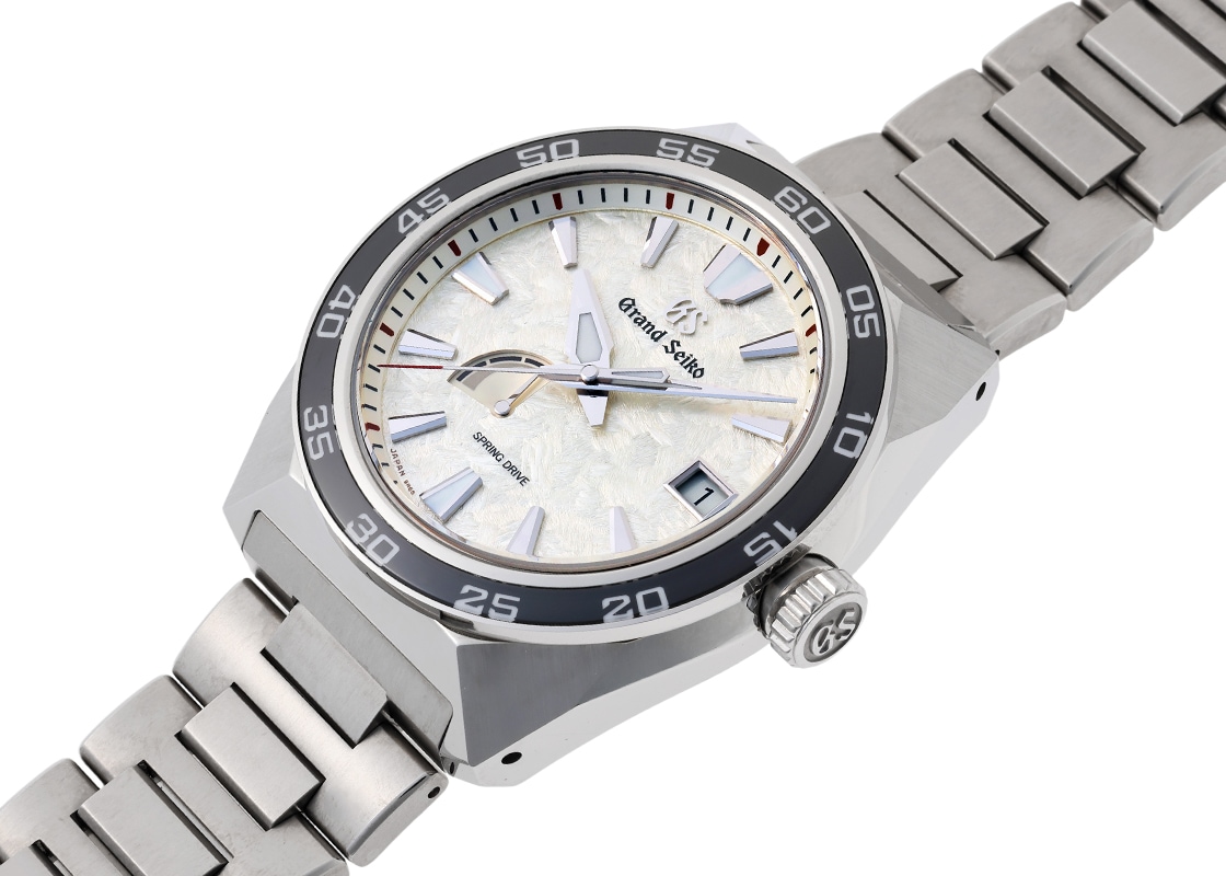 グランドセイコー - スポーツコレクション スプリングドライブ パワーリザーブ | GRAND SEIKO|SBGA481(9R65-0EG0) | TI シルバー文字盤 スプリングドライブ ブレスレット | 中古