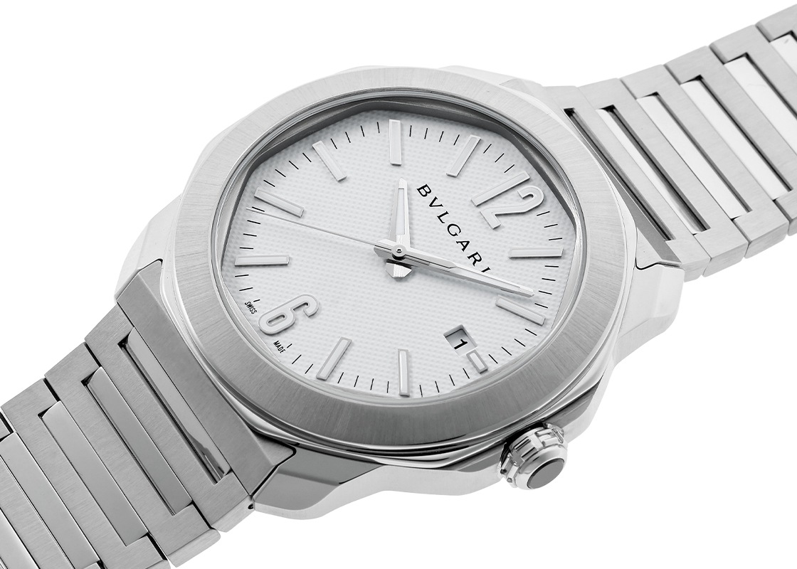 ブルガリ - オクト ローマ ウォッチ | BVLGARI | 103738 | SS 白文字盤 自動巻き ブレスレット | 委託品 | 中古