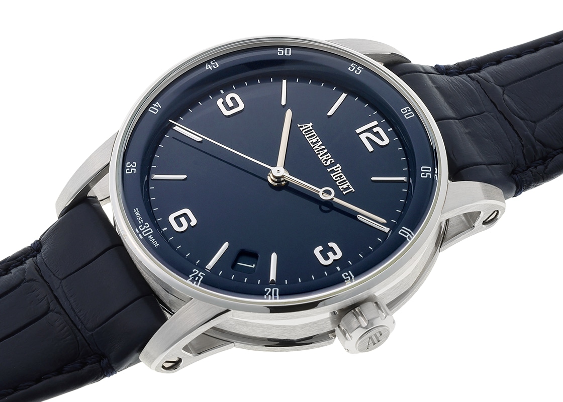オーデマピゲ - CODE11.59 バイ オーデマピゲ オートマティック | AUDEMARS PIGUET | 15210BC.OO.A321CR.01 | WG ブルー文字盤 自動巻き レザー | 委託品 | 中古