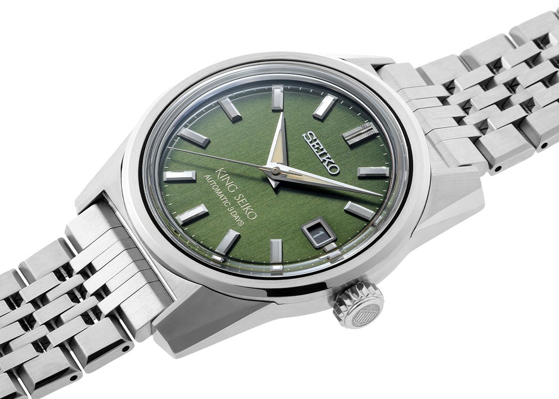 キングセイコー - KSK セイコーウオッチサロン専用モデル | KING SEIKO | SDKS025(6R55-00B0) | SS オリーブグリーン文字盤 自動巻き ブレスレット | 未使用品