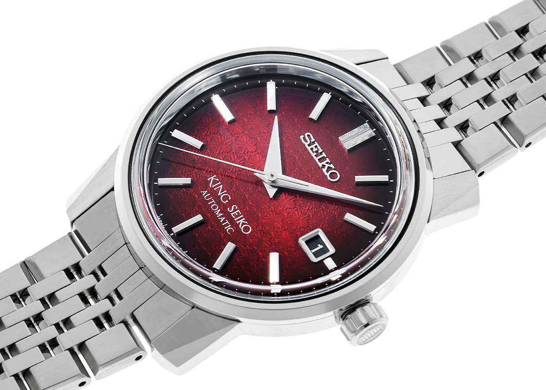 キングセイコー - KSK セイコーウオッチサロン専用モデル | KING SEIKO | SDKA011(6L35-00G0) | SS レッド文字盤 自動巻き ブレスレット | 未使用品