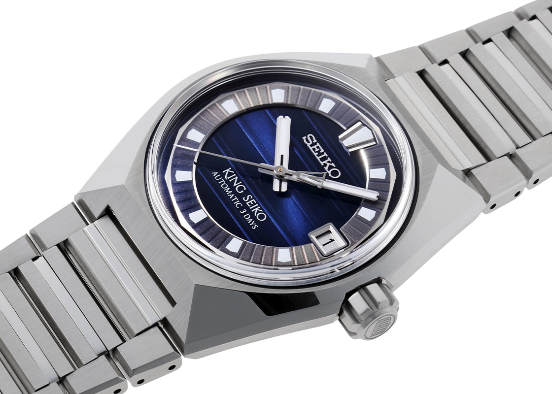 キングセイコー - バナック セイコーウオッチサロン専用モデル | KING SEIKO | SDKV003(8L45-00B0) | SS ブルー文字盤 自動巻き ブレスレット | 未使用品