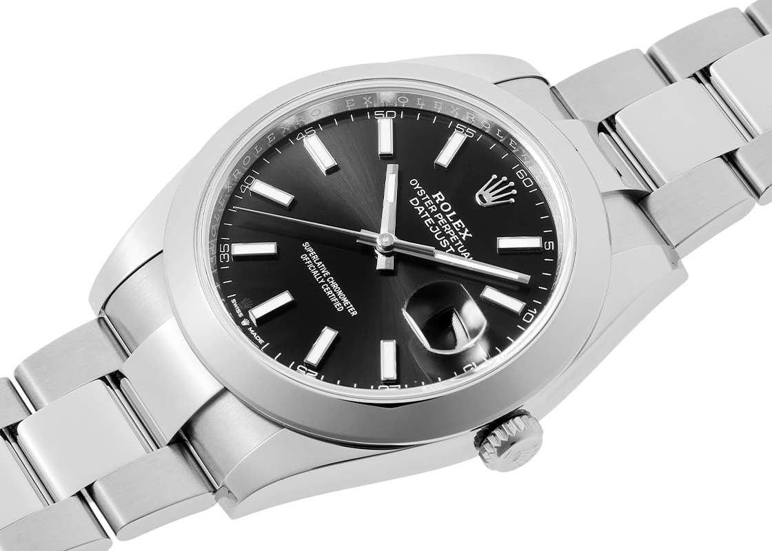 ロレックス - オイスター パーペチュアル デイトジャスト | ROLEX | 126300 | SS 黒文字盤 自動巻き ブレスレット | 未使用品