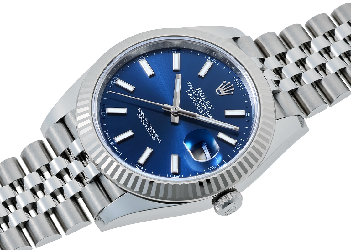 ロレックス - オイスター パーペチュアル デイトジャスト | ROLEX | 126334 | WG&SS ブルー文字盤 自動巻き ブレスレット | 未使用品