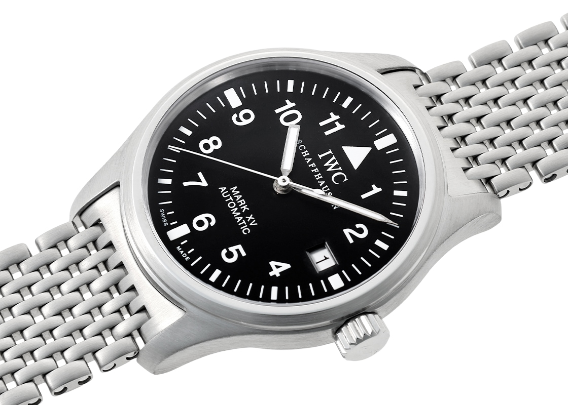 IWC - パイロットウォッチ マークXV(マーク15) 前期ブレスレット | INTERNATIONAL WATCH COMPANY | IW325302 | SS 黒文字盤 自動巻き ブレスレット | 中古