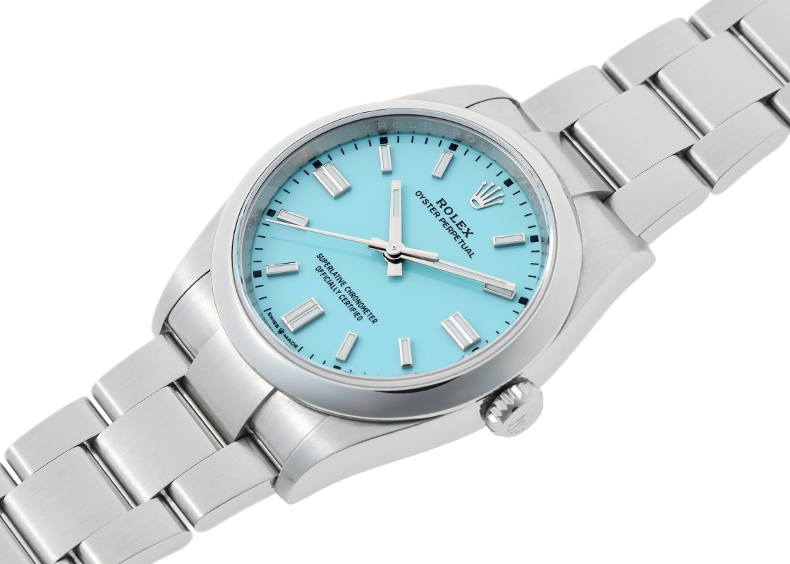ロレックス - オイスター パーペチュアル 36 | ROLEX | 126000 | SS ターコイズブルー文字盤 自動巻き ブレスレット | 中古