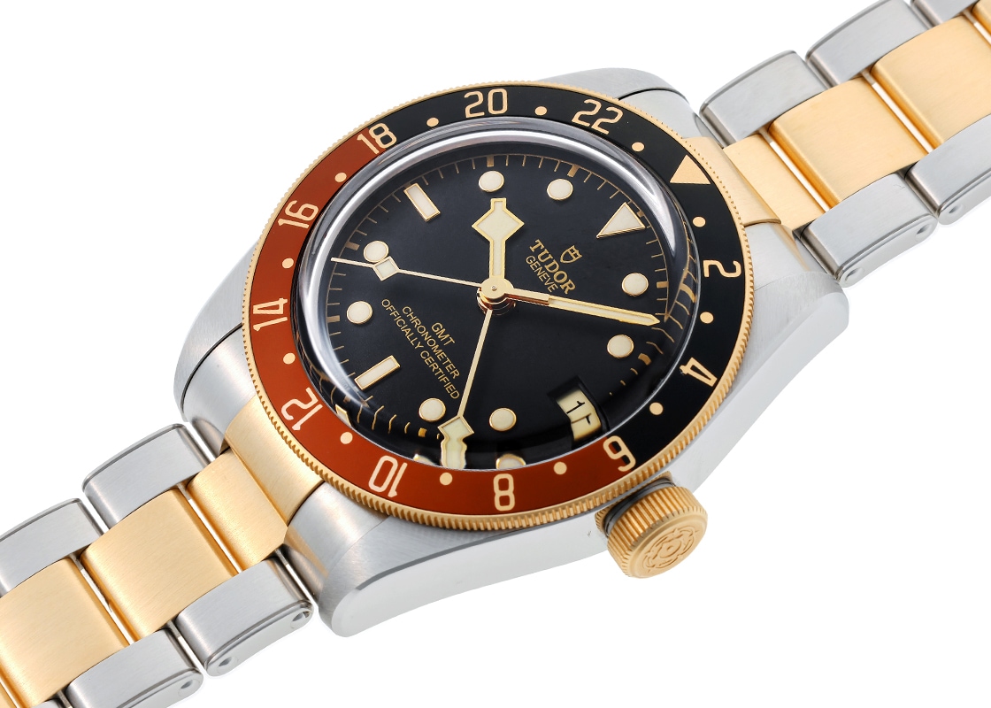 チューダー - ブラックベイ GMT | TUDOR | M79833MN-0001 | YG&SS 黒文字盤 自動巻き ブレスレット | 中古