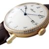ブレゲ - クラシック シリシオン ベゼルダイヤモンド | BREGUET | 5178BA/29/9V6 D000 | YG 白エナメル文字盤 自動巻き レザー