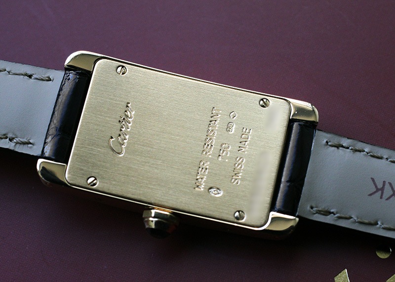 カルティエ - レディース タンクアメリカン | CARTIER | W2601556 | SM YG シルバー文字盤 クォーツ レザー | 中古 |