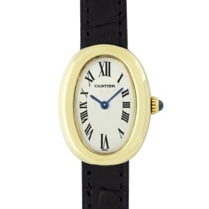カルティエ - レディース ベニュワール | CARTIER | W1506056 | SM YG アイボリー文字盤 クォーツ レザー | 中古 |