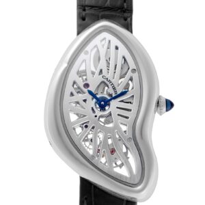 カルティエ - メカニカル レジェンズ クラッシュ | CARTIER | W7200001 PT スケルトン文字盤 手巻き レザー | 世界67本限定 | 中古 |
