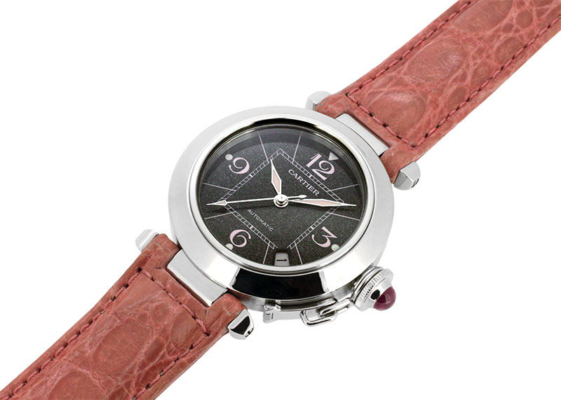 カルティエ - パシャC クリスマス限定 | CARTIER | W3109599 | SS 黒文字盤 自動巻き レザー | 中古 |