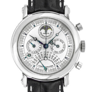 フランクミュラー - パーペチュアルカレンダー クロノグラフ | FRANCK MULLER | 7008CCQPE | WG シルバー文字盤 自動巻き レザー | 委託品 | 中古 |