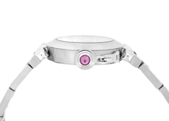 カルティエ - レディース ミスパシャ | CARTIER | W3140008 | 27mm SS ピンク文字盤 クォーツ ブレスレット | 中古 |