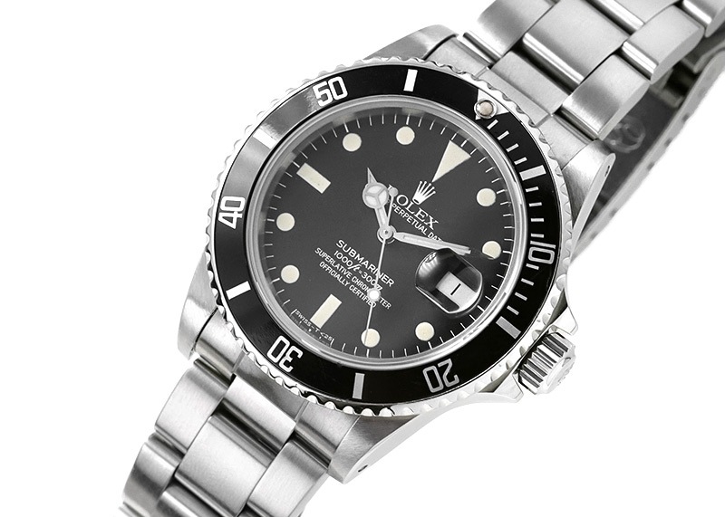 ロレックス - サブマリーナー デイト | ROLEX | 16800 | SS 黒文字盤 自動巻き ブレスレット| 1983年製 | リング無し | 中古 |