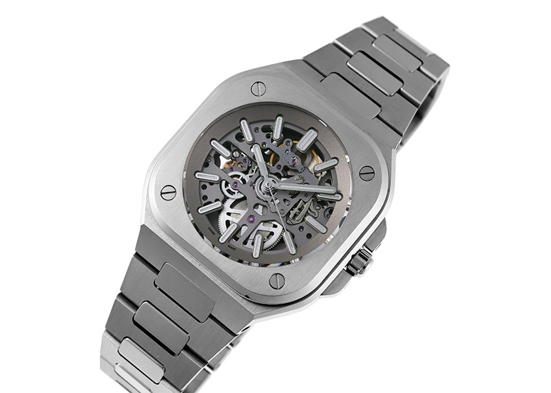 ベル&ロス - BR05 スケルトン | BELL&ROSS | BR05A-GR-SK-ST/SST | SS スケルトン文字盤 自動巻き ブレスレット | 中古 |