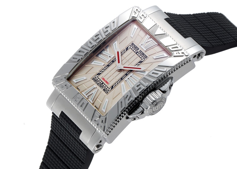 ロジェデュブイ - シーモア | ROGER DUBUIS | MS34.219.012.53 | SS シルバー文字盤 自動巻き ラバー | 中古 |