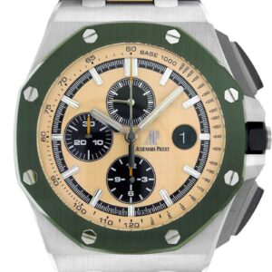 オーデマピゲ - ロイヤルオーク オフショア クロノグラフ | AUDEMARS PIGUET | 26400SO.OO.A054CA.01 | SS ベージュ文字盤 自動巻き ラバー | 中古 |