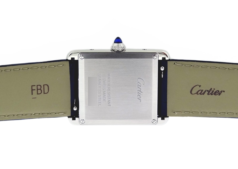 カルティエ - タンク マスト | CARTIER | WSTA0055 | LM SS ブルー文字盤 クォーツ レザー | 委託品 | 未使用品 |