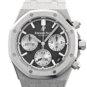 オーデマピゲ - ロイヤルオーク フロステッドゴールド クロノグラフ | AUDEMARS PIGUET | 26239BC.GG.1224BC.02 | WG 黒/SV文字盤 自動巻き ブレスレット | 未使用品 |
