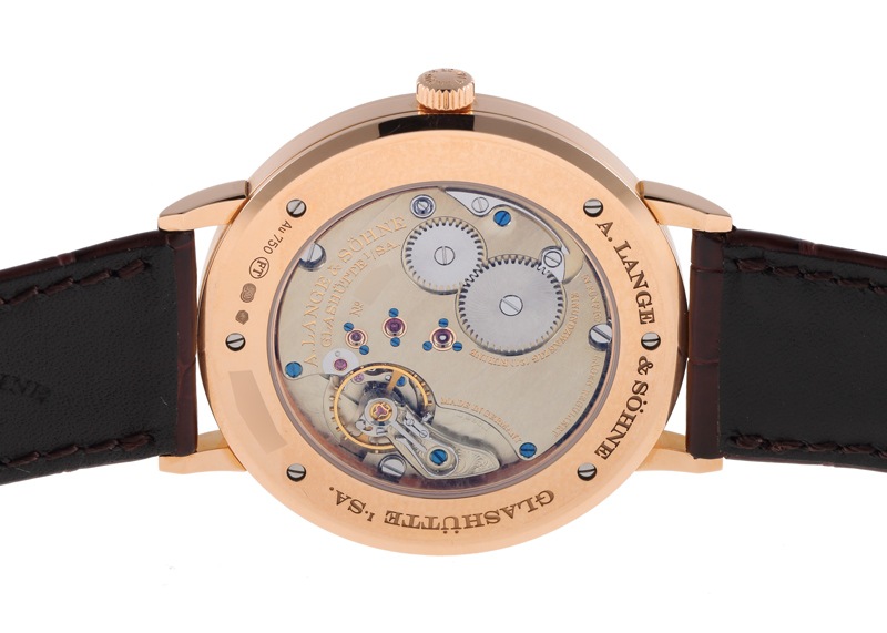 A.ランゲ&ゾーネ - サクソニア フラッハ | A.LANGE&SOHNE | 211.032 | RG シルバー文字盤 手巻き レザー