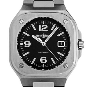 ベル&ロス - BR05 BLACK STEEL | BELL & ROSS | BR05A-BL-ST/SST | SS 黒文字盤 自動巻き ブレスレット | 中古 |