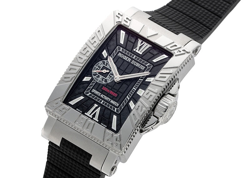 ロジェデュブイ - シーモア | ROGER DUBUIS | MS34 21 9 K9.53RC | SS 黒文字盤 自動巻き ラバー | 中古