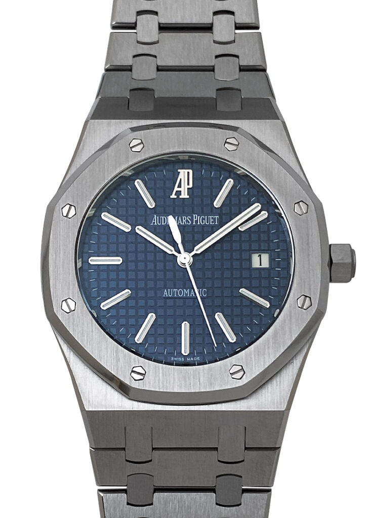 オーデマピゲ - ロイヤルオーク | AUDEMARS PIGUET | 15300ST.OO.1220ST.02 | SS ブルー文字盤 自動巻き ブレスレット | 中古 |