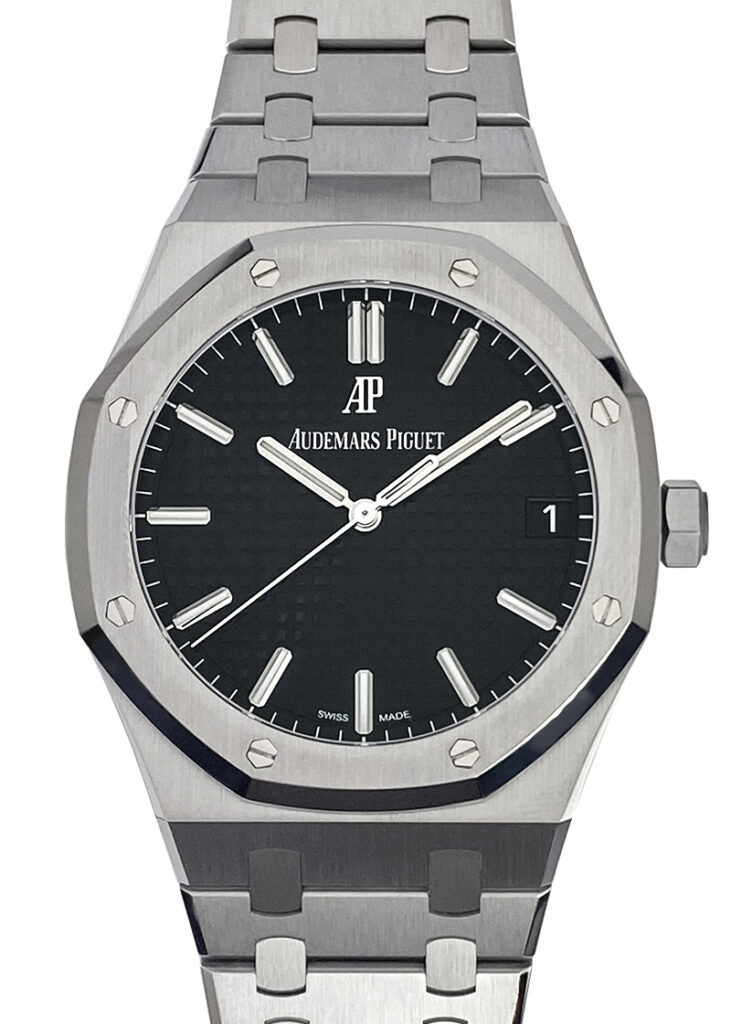 オーデマピゲ - ロイヤルオーク | AUDEMARS PIGUET | 15500ST.OO.1220ST.03 | SS 黒文字盤 自動巻き ブレスレット | 中古 |