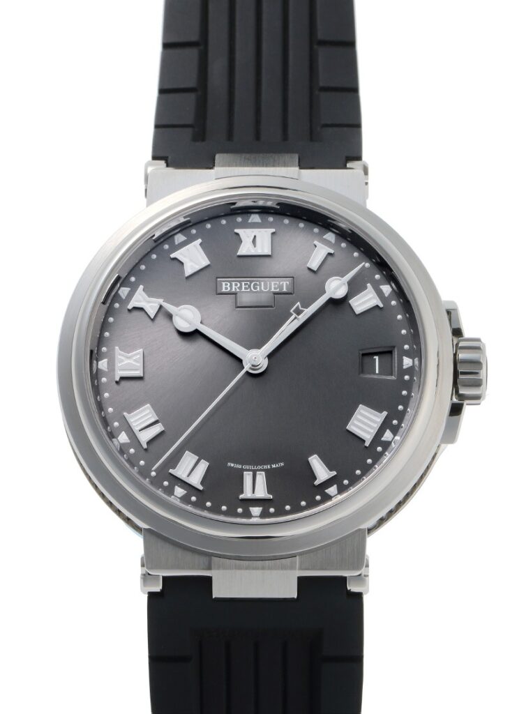 ブレゲ - マリーン | Breguet | 5517TI/G2/5ZU | TI グレー文字盤 自動巻き ラバー |