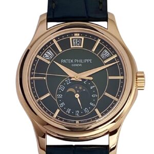 パテックフィリップ - コンプリケーション アニュアルカレンダー | PATEK PHILIPPE | 5205R-011 | RG オリーブグリーン文字盤 自動巻き レザー