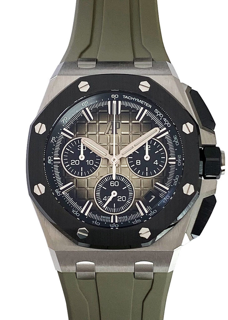 オーデマピゲ - ロイヤルオーク オフショア クロノグラフ | AUDEMARS PIGUET | 26420SO.OO.A600CA.01 | SS ブラウン文字盤 自動巻き ラバー | 委託品 | 未使用品 |