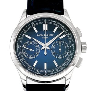 パテックフィリップ - コンプリケーション クロノグラフ | PATEK PHILIPPE | 5170P-001 | PT ブルー/ダイヤ文字盤 手巻き レザー | 委託品 | 中古