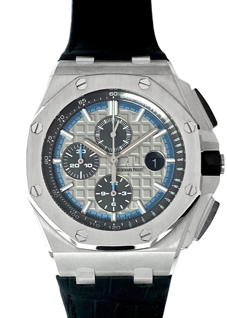 オーデマピゲ - ロイヤルオーク オフショア クロノグラフ | AUDEMARS PIGUET | 26417BC.OO.A002CR.01 | WG グレー文字盤 自動巻き ラバー | 50本日本限定 | 中古