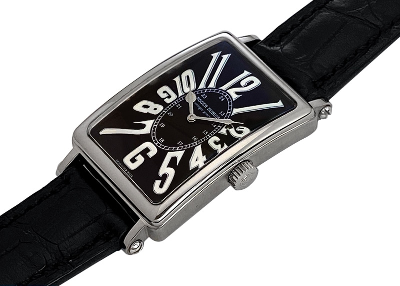 ロジェデュブイ - マッチモア | ROGER DUBUIS | M25 18 0 | WG 黒文字盤 手巻き レザー | 中古