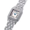 カルティエ - ミニパンテール | CARTIER | WF3210FK | WG シルバー文字盤 クォーツ ブレスレット | 中古