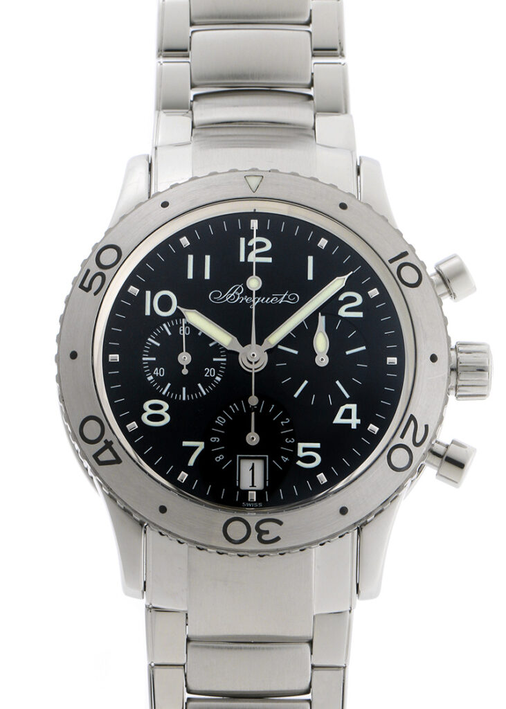 ブレゲ - トランスアトランティック | BREGUET | 3820ST/H2/SW9 | SS 黒文字盤 自動巻き ブレスレット | 中古