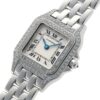 カルティエ - パンテール SM ベゼルダイヤ | CARTIER | WF3118F3 | WG シルバー文字盤 クォーツ ブレスレット | 中古