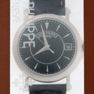 パテックフィリップ - カラトラバ オフィサー | PATEK PHILIPPE | 5153G-001 | WG 黒文字盤 自動巻き レザー | 中古