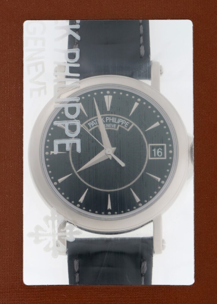 パテックフィリップ - カラトラバ オフィサー | PATEK PHILIPPE | 5153G-001 | WG 黒文字盤 自動巻き レザー | 中古