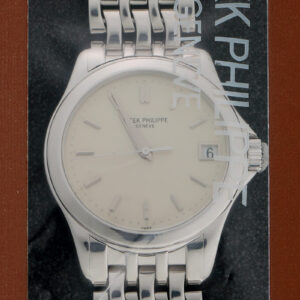 パテックフィリップ - カラトラバ | PATEK PHILIPPE | 5107/1G | WG 白文字盤 自動巻き ブレスレット | レストア | 中古