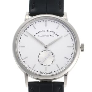 A.ランゲ＆ゾーネ - サクソニア | A.LANGE&SOHNE | 216.026 | WG シルバー文字盤 手巻き レザー | 中古